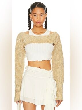 NWT Free People Shimmer Bolero